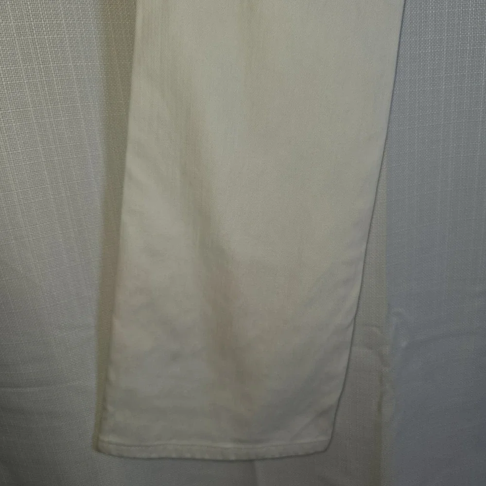 7 For All Mankind A Pocket Flare‎ Jeans White LowRise Size 26 Y2k